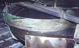 Silo plough protected with WEAR-TECT-ITŪ